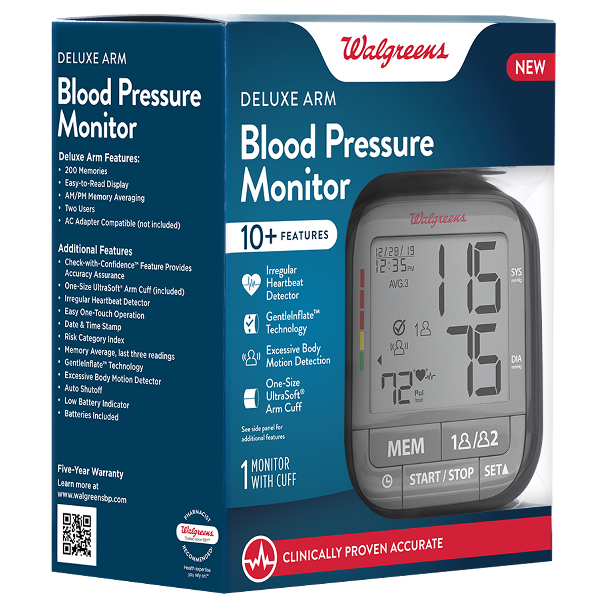 WGNBPA-240BT  Walgreens Blood Pressure Monitors