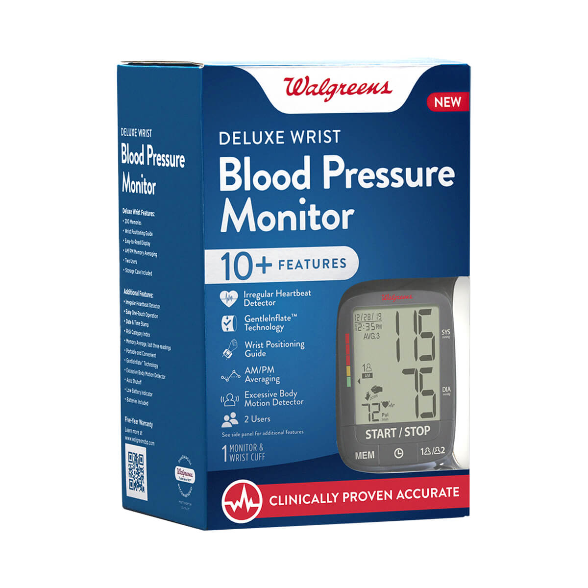 Walgreens Deluxe Wrist Blood Pressure Monitor